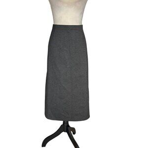 Vintage Orvis Mid-Length Charcoal Gray Skirt LP (14/16) Career Office Classic
